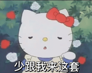 Hello kitty 表情包  少跟我来这套