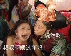 容嬷嬷：你说话呀 紫薇：叔叔阿姨过年好表情包